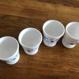 Set of 4 Veronica Arcopal cockroaches