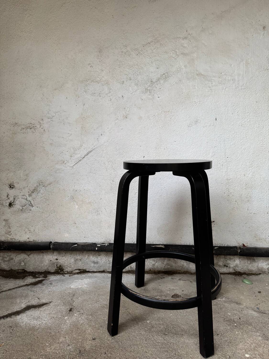 Vintage stool model 64, Artek, Alvar Aalto