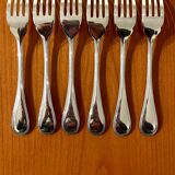 Christofle Perles 6 fish cutlery set: 12 pieces, excellent condition