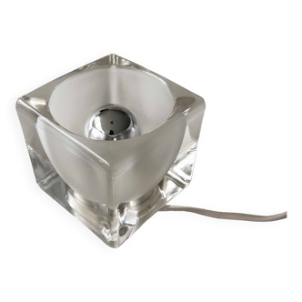 Ice Cube Lamp in Glass, Peill & Putzler, Germany, 1970s