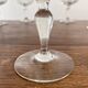 10 antique champagne glasses in blown glass, 19th century