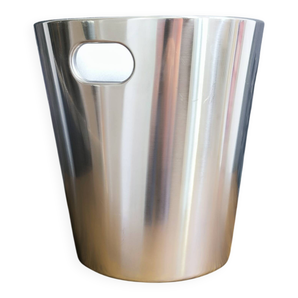 Seau à Champagne En Inox – Marque SM – Hauteur 20cm, Argenté, Occasion