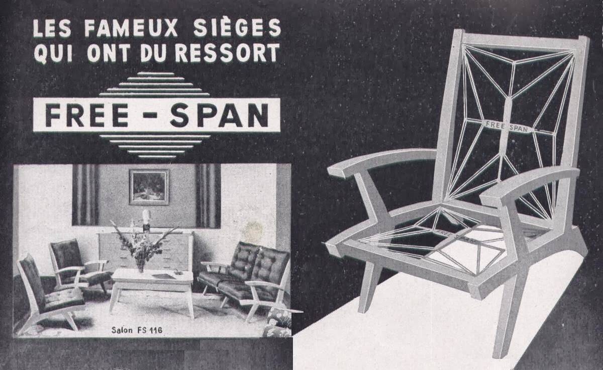 Free Span Armchair 1950s