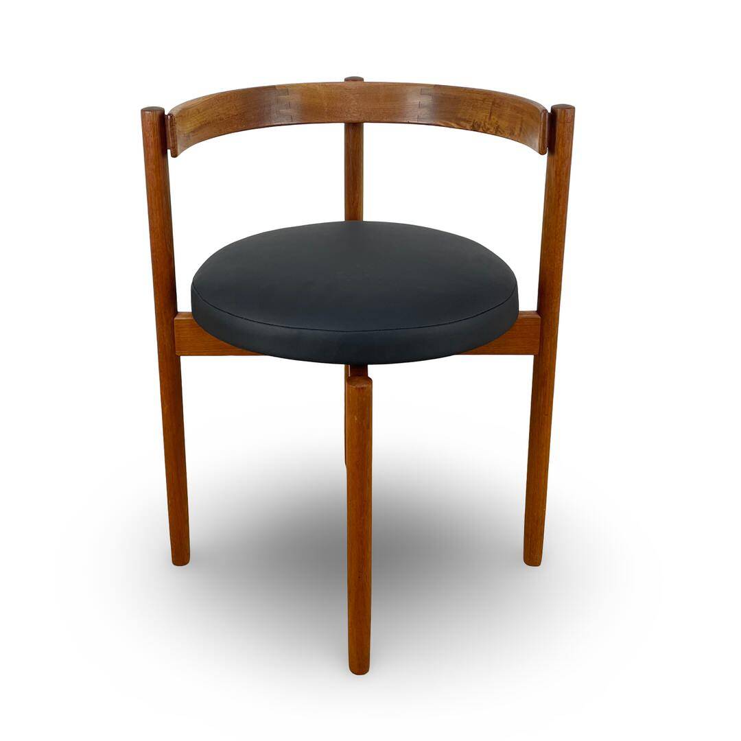 Chaise en teck danois par Hugo Frandsen