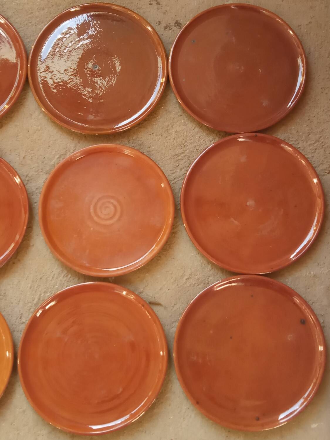Twelve ceramic plates from Vallauris, Foucard Jourdan