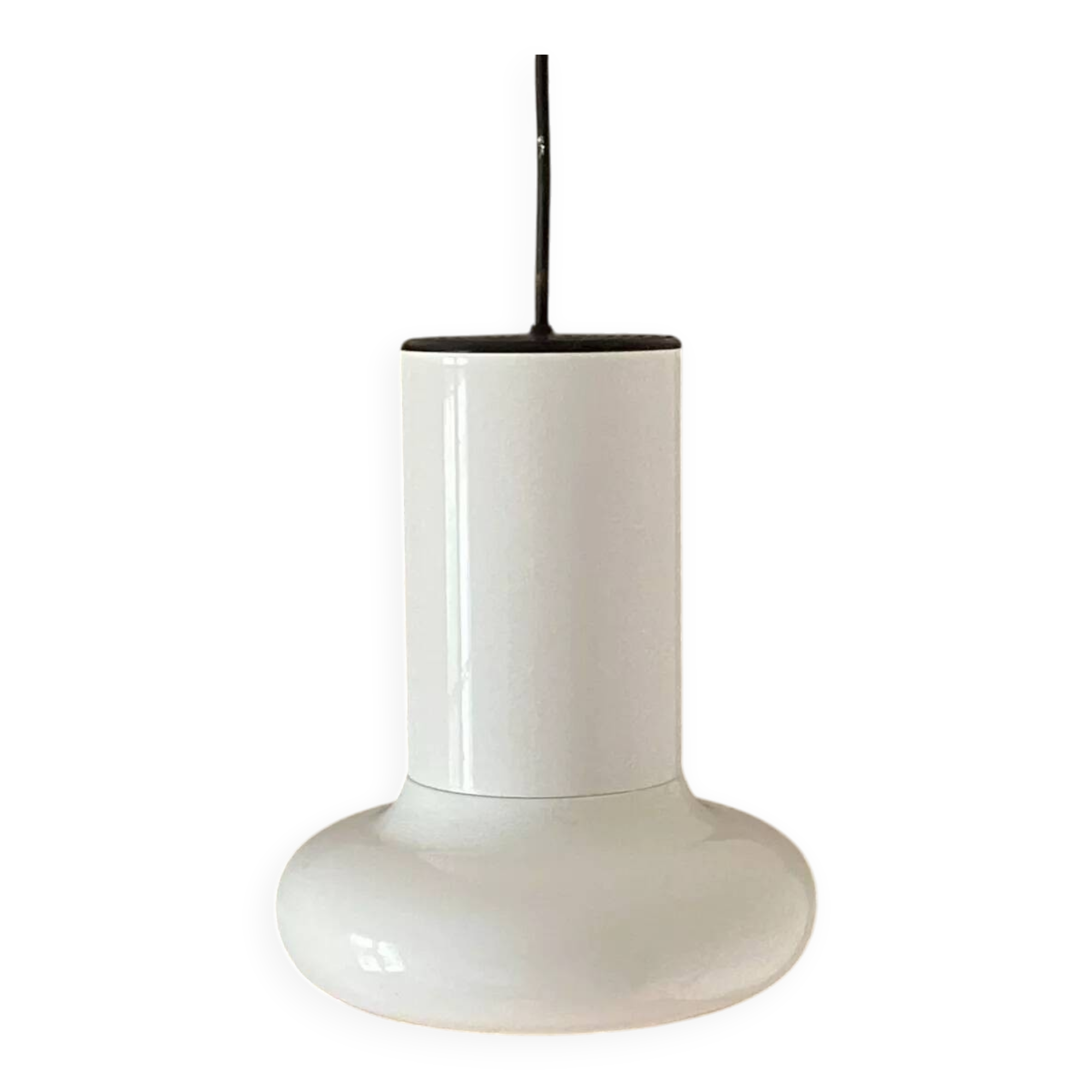 Lita pendant lights model 6062. White. 1970