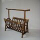 Bamboo magazine holder, rattan
