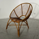 Paire de fauteuils en rotin