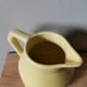 Vintage yellow milk jug pitcher carafe onnaing made in France