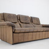 1980s De Sede Brown Leather Sofa, Switzerland