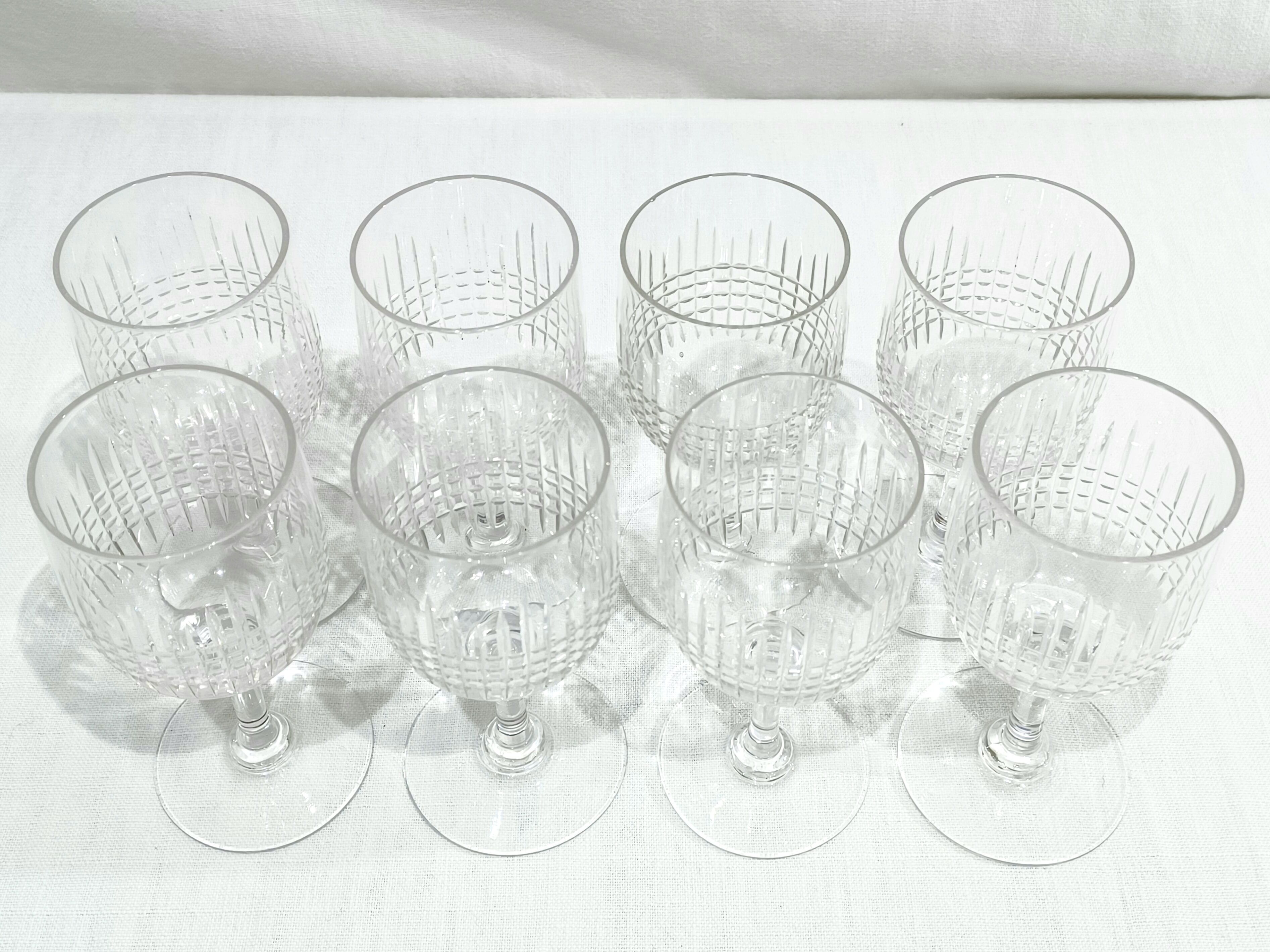 Baccarat - 8 Verres à Liqueur Nancy