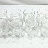 Baccarat - 8 Verres à Liqueur Nancy