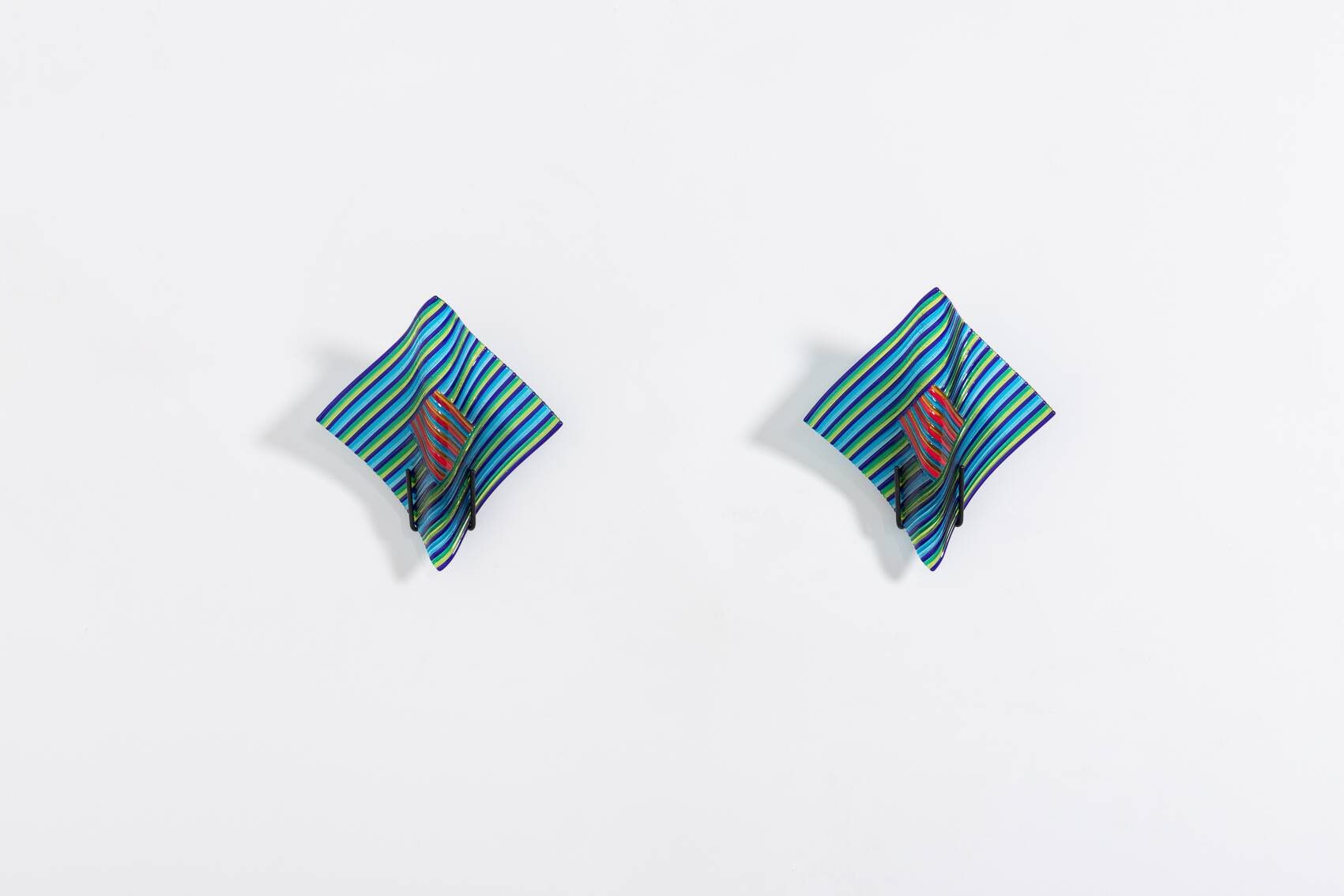 Italian Murano glass sculptural sconces from Studio Italia