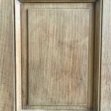 Two-body sideboard, bookcase, dresser in restored solid oak