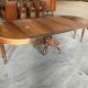 Table ovale à manger Napoléon III avec 3 allonges
