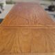 Extendable solid oak table Scandinavian 1960s-70s