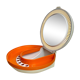Backlit table dressing table "ufo" for flair