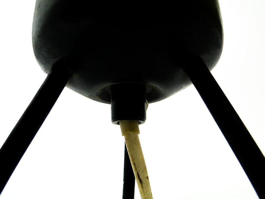 Pop art glass bedside lamp, Poland, 1960s