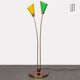 Vintage metal floor lamp, made in Czech, 1960