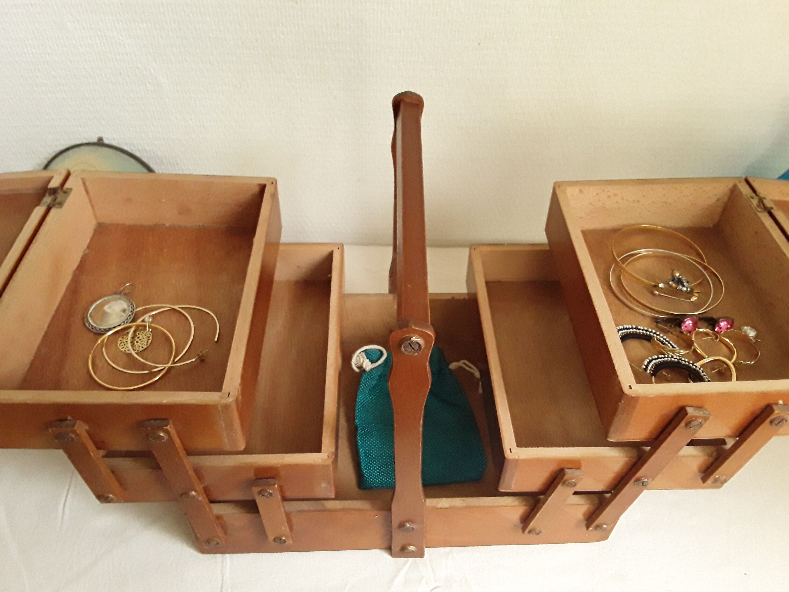 Vintage worker sewing box