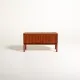 Buffet bas scandinave en teck, années 1960