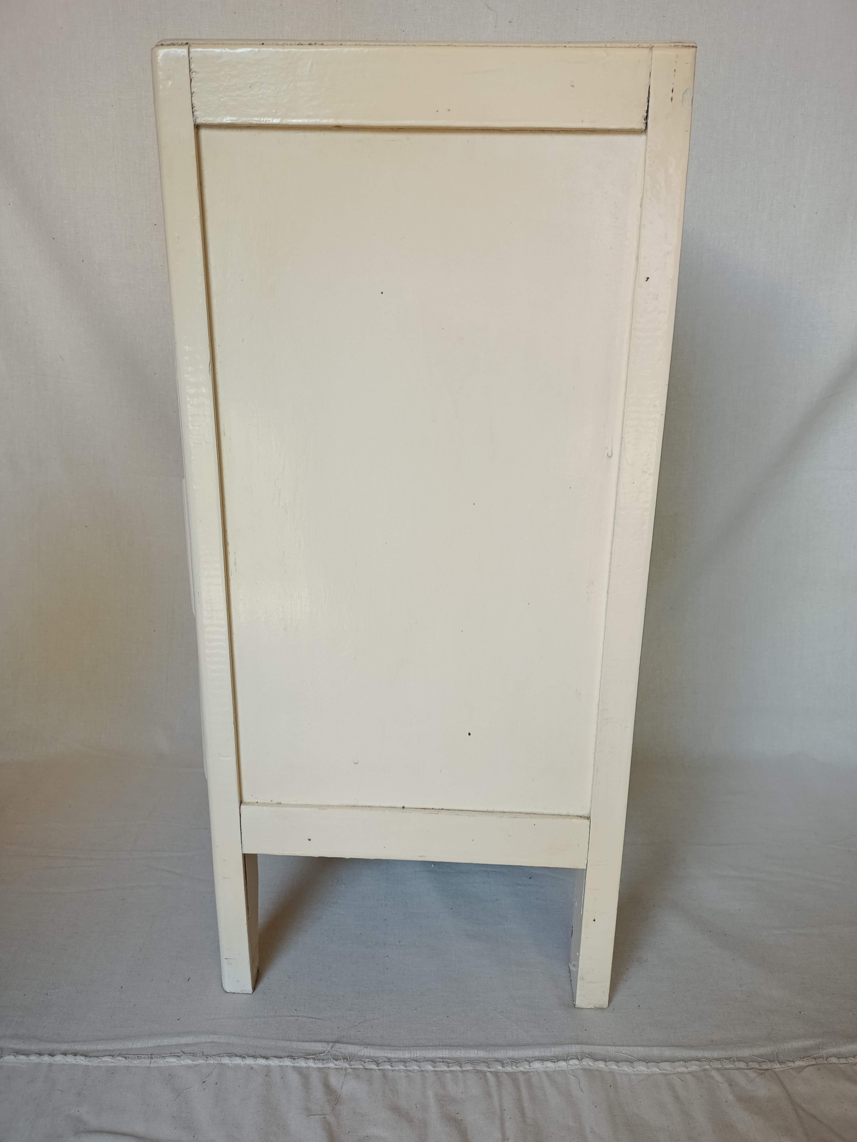 Old storage cabinet with two drawers