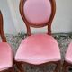 Lot de 4 chaises médaillon de style Louis Philippe