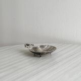Vintage silver-plated metal bowl