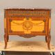 Gustavian Style Chest of Drawers with Intarsia Decor