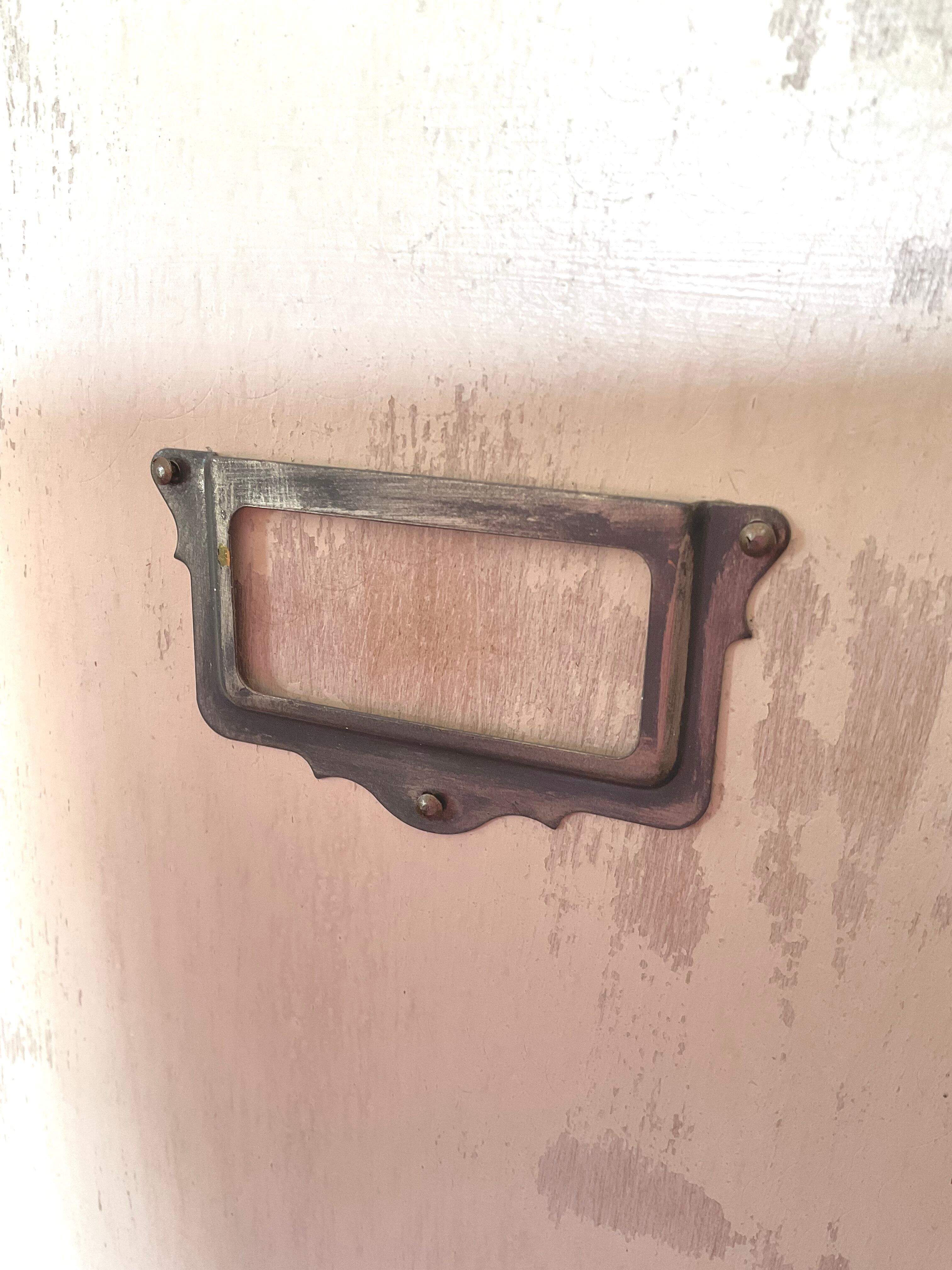 Patinated vintage column furniture