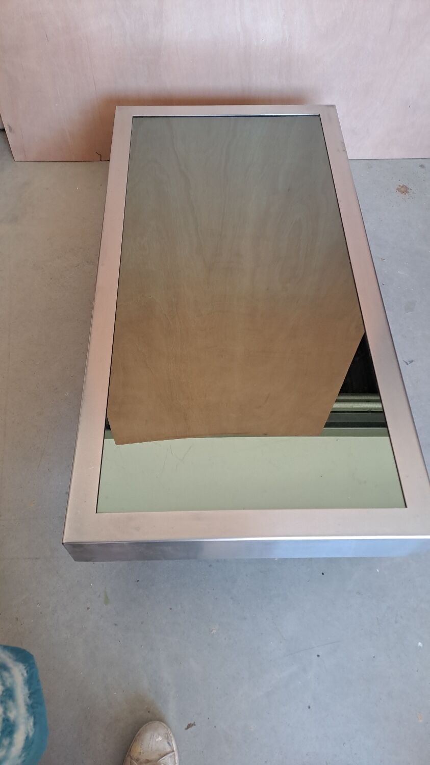 Mirror coffee table 1970