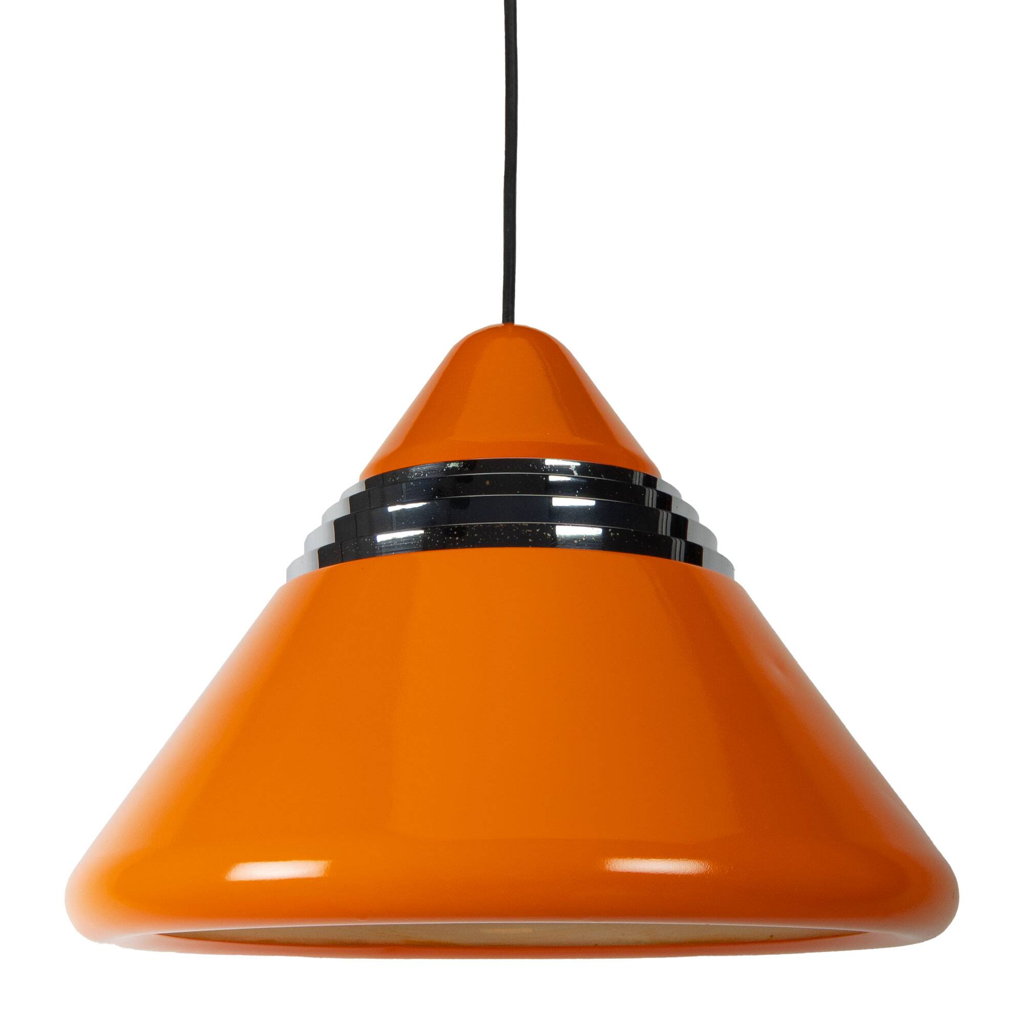 Red Scone Pendant Lamp by Kazuo Motozawa for Staff