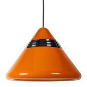 Red Scone Pendant Lamp by Kazuo Motozawa for Staff