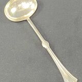 Silver-plated cream ladle signed CHRISTOFLE