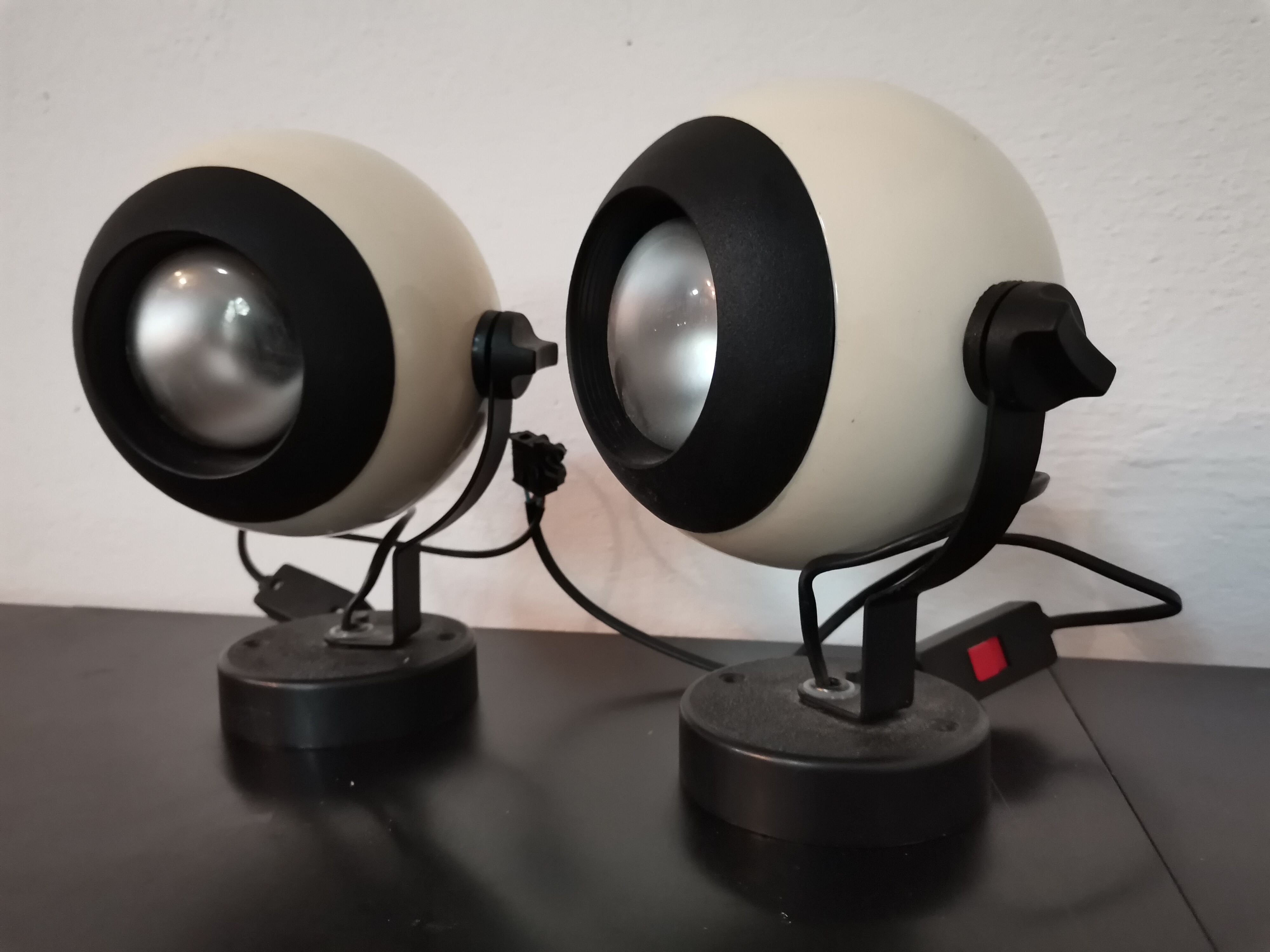Pair of Wall Lamps, 1970s
