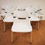 Suite of 6 DORSAL chairs by E. Ambas & G. Pirelli