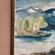 Original Swedish Oil on Canvas – “River” by Liljedahl – Signed – Dated 1986