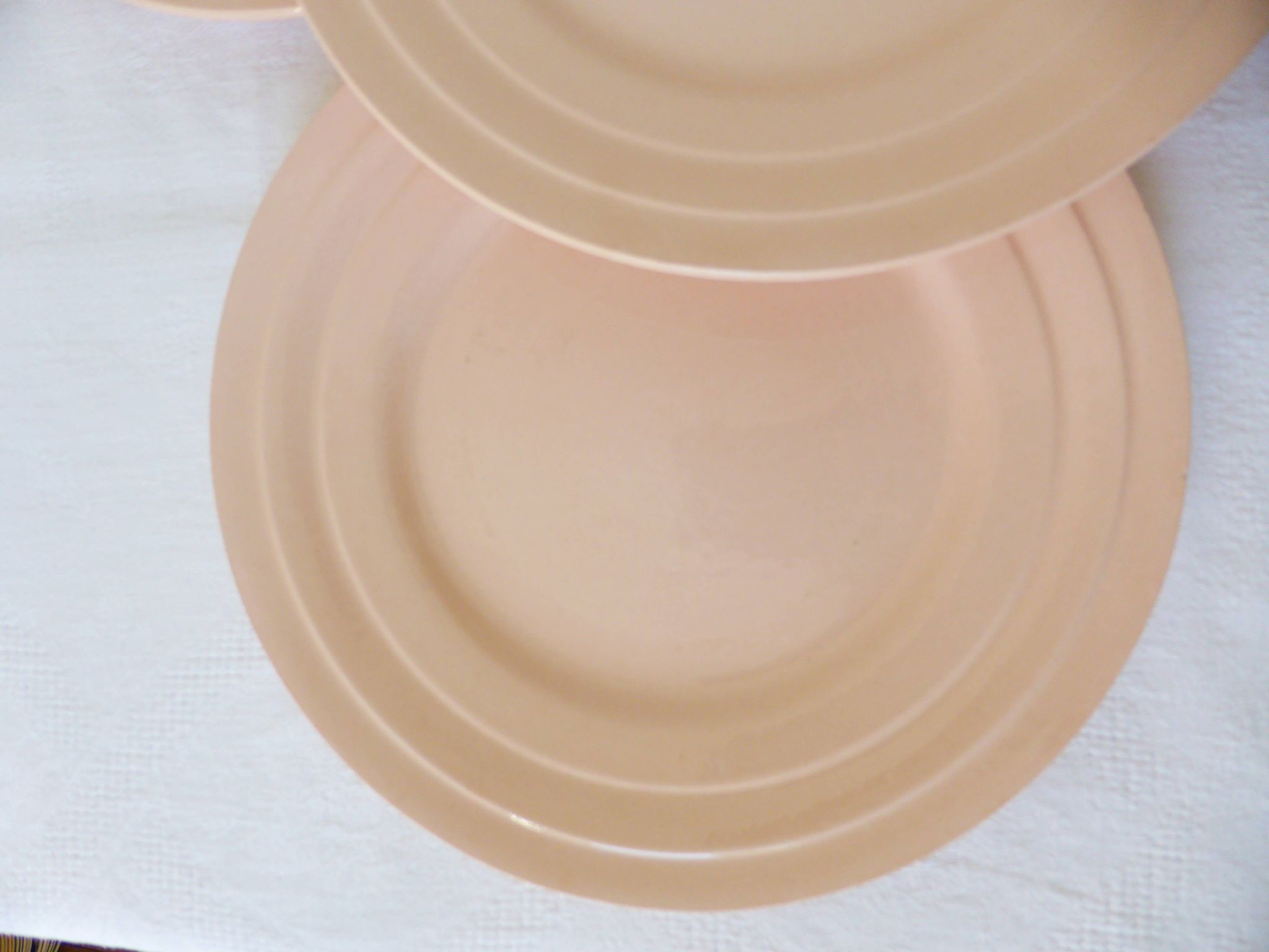 4 assiettes à dessert Art déco vintage