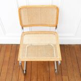 Chaise Cesca B32 Breuer Made in Italy - Cannage assise refait