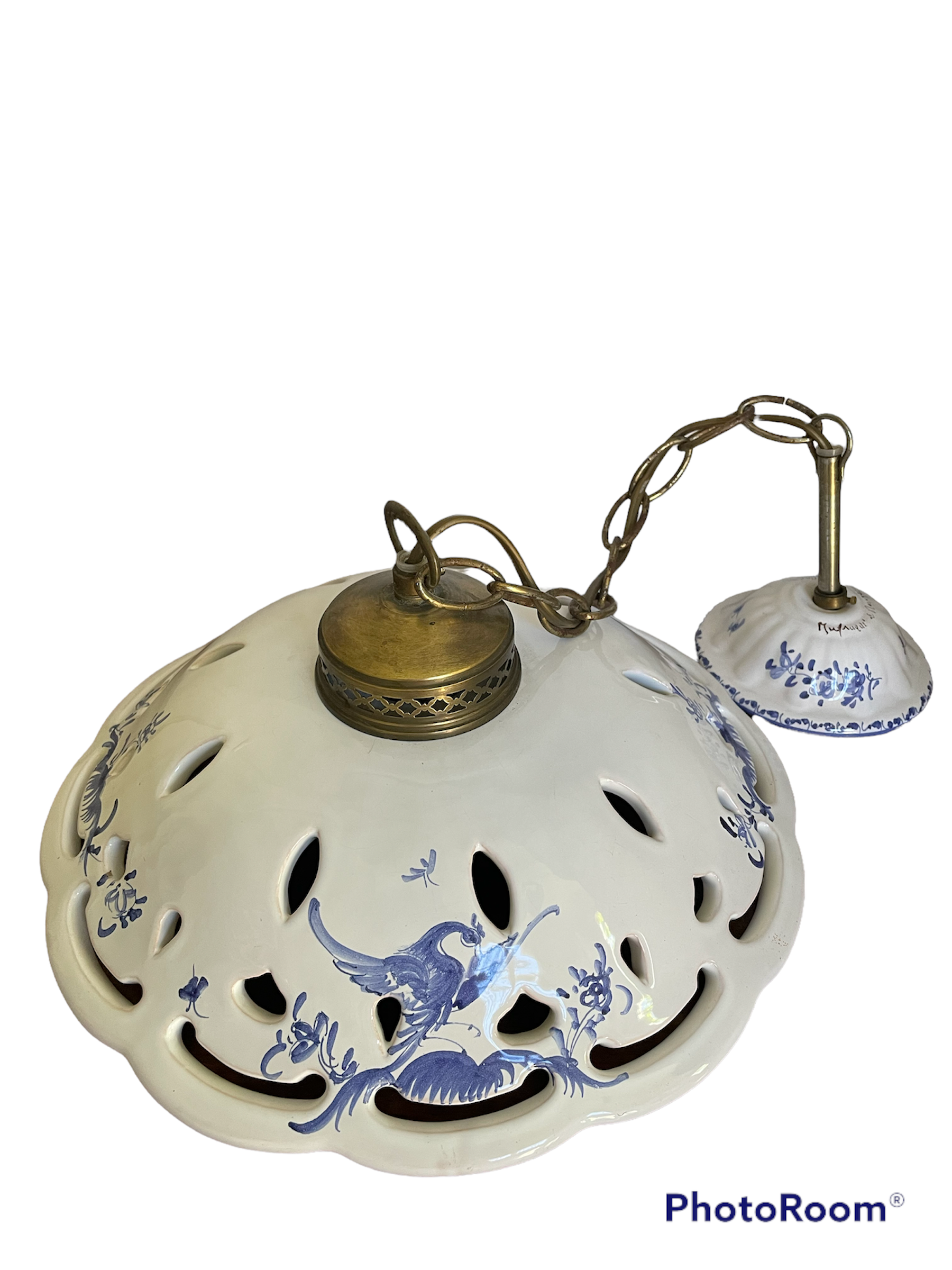 Suspension Vintage ceramic moustiers