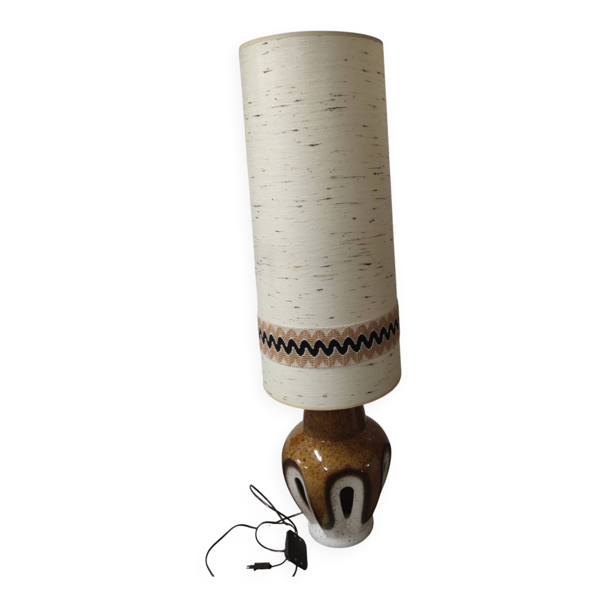 Designer table lamp ceramic workshop Baudin