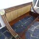 Lit double bambou et rotin années 80