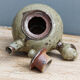 Artisanal teapot in glazed sandstone