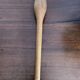 Old wooden mortar and pestle