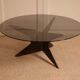 Patinated iron coffee table - France 1960s
