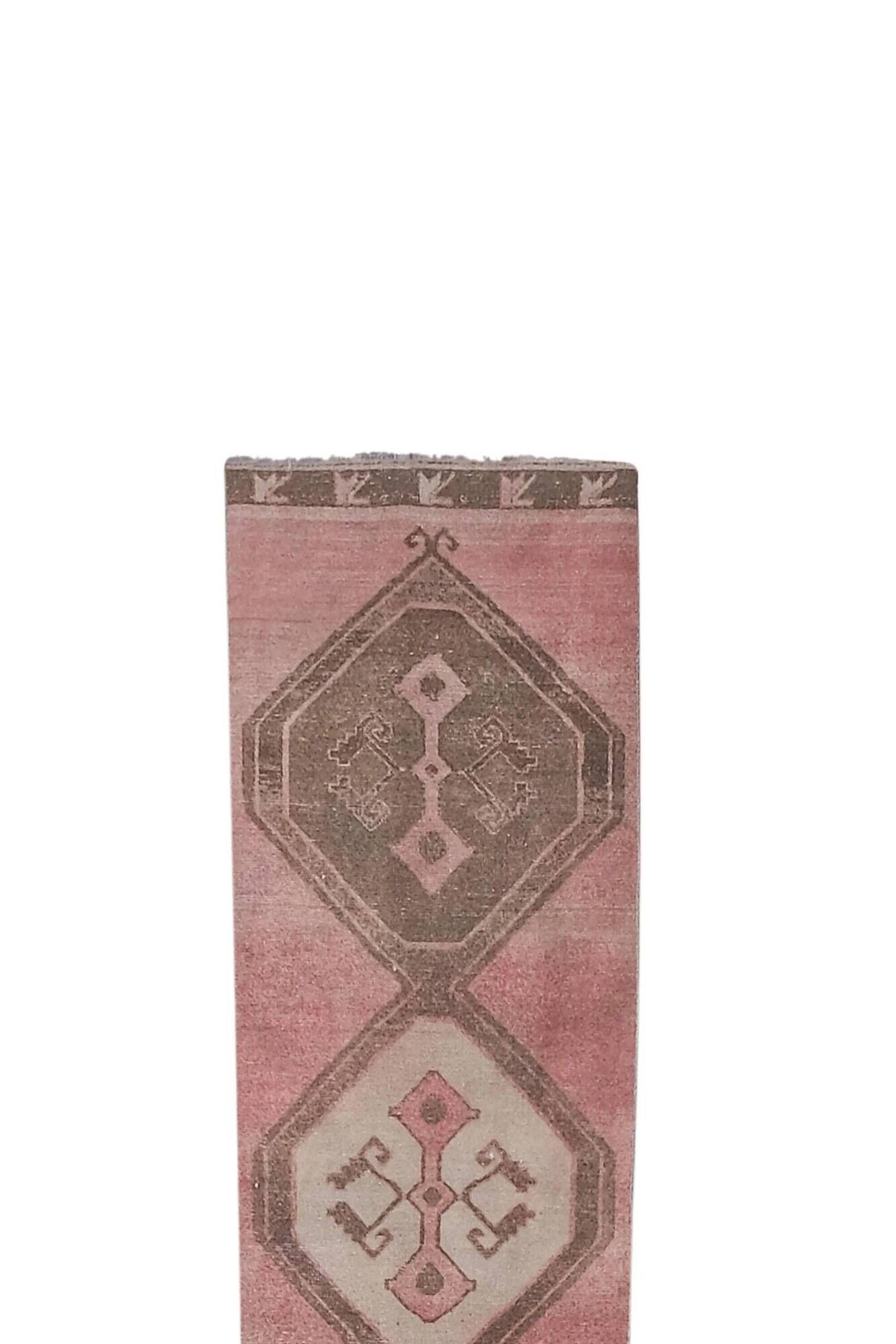 Tapis de couloir turc vintage