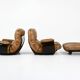 "Marsala" armchairs and poufs by Michel Ducaroy for Ligne Roset, years