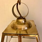 Glass and brass suspension