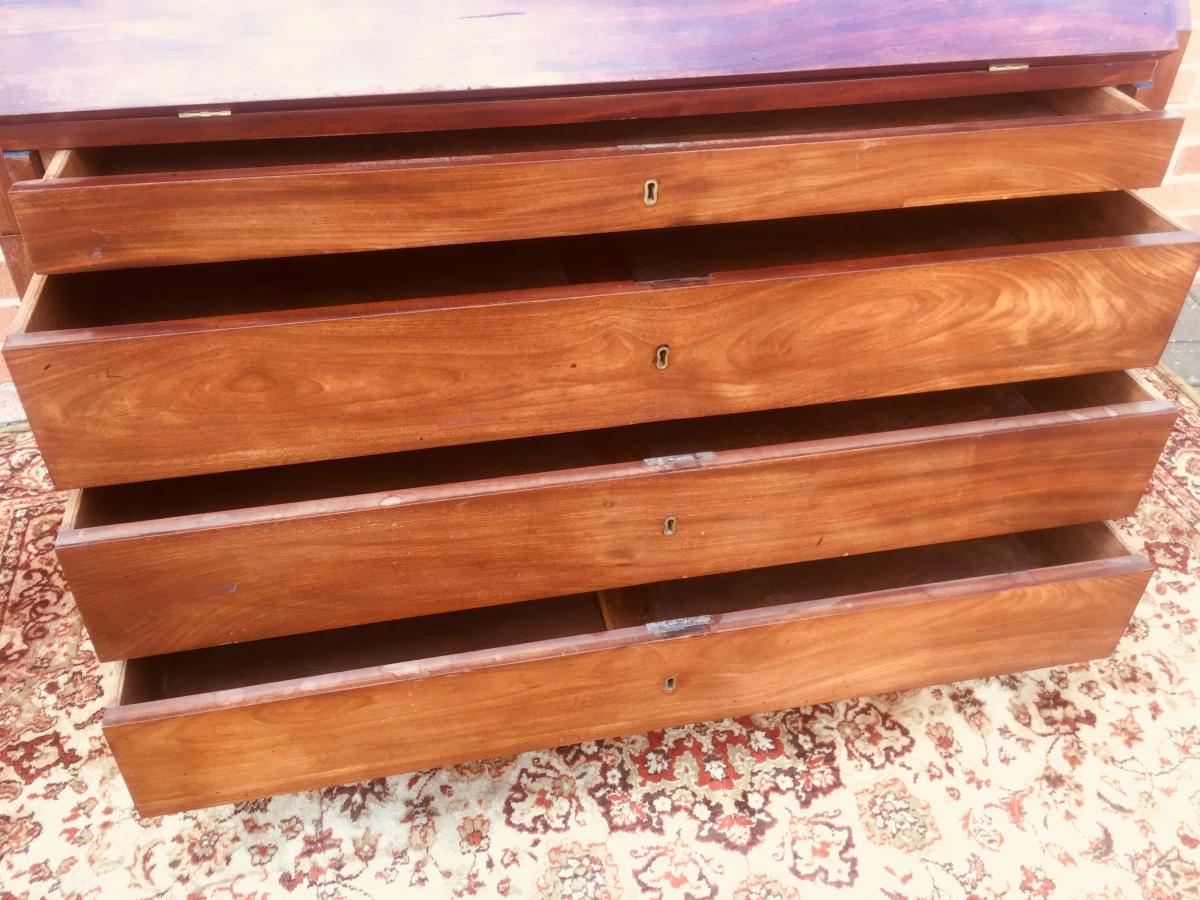 Bureau scriban d’epoque directoire en acajou