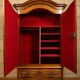 Important wedding armoire from the Louis XV period in marquetry and burl.